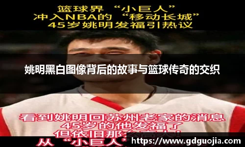 姚明黑白图像背后的故事与篮球传奇的交织
